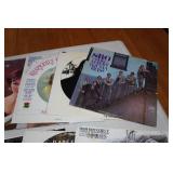 Record Albums with Rack - Elvis, Young Rascals, Grand Funk