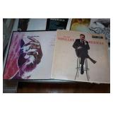 Record Albums with Rack - Elvis, Young Rascals, Grand Funk
