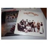 Record Albums with Rack - Elvis, Young Rascals, Grand Funk