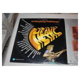 Record Albums with Rack - Elvis, Young Rascals, Grand Funk