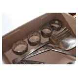 Assorted Cutlery and Serving Ware