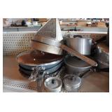 Assorted Cook Ware - Pots and Pans, Sifter