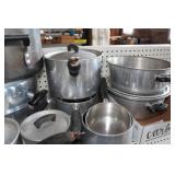 Assorted Cook Ware - Pots and Pans, Sifter