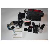 Vintage Minolta Maxxum 7000 35mm SLR Camera with Accessories