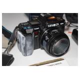 Vintage Minolta Maxxum 7000 35mm SLR Camera with Accessories