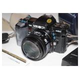 Vintage Minolta Maxxum 7000 35mm SLR Camera with Accessories