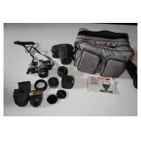 Vintage Pentax ME Super 35mm SLR Camera with Accessories