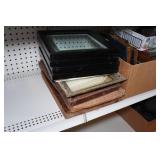 Assorted Picture Frames and Mirrors - Oval Curved Glass Frame