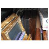 Assorted Picture Frames and Mirrors - Oval Curved Glass Frame
