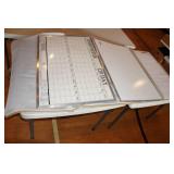 Presentation Whiteboard with Easel and Post-It Easel Pad