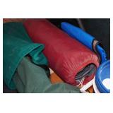 Camping Gear - Tent, Folding Table, Lantern, Jugs