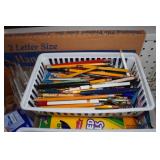 Office Supplies - Tape, Labels, Markers, Pencils