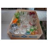 Assorted Housewares - Pots and Pans, Antique Glassware, Cutlery, Flatware, Jerky Maker