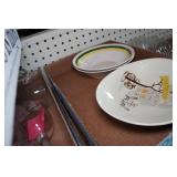 Assorted Housewares - Pots and Pans, Antique Glassware, Cutlery, Flatware, Jerky Maker