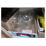 Assorted Housewares - Pots and Pans, Antique Glassware, Cutlery, Flatware, Jerky Maker