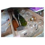 Assorted Housewares - Pots and Pans, Antique Glassware, Cutlery, Flatware, Jerky Maker