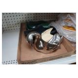 Assorted Housewares - Pots and Pans, Antique Glassware, Cutlery, Flatware, Jerky Maker