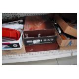 Assorted Housewares - Pots and Pans, Antique Glassware, Cutlery, Flatware, Jerky Maker