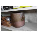 Assorted Housewares - Pots and Pans, Antique Glassware, Cutlery, Flatware, Jerky Maker