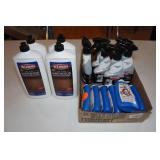 Assorted Cleaning - Liquid Bluing, Stainless Steel Cleaner. Hardwood Floor