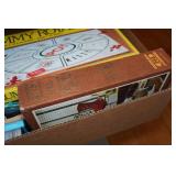 Assorted Toys and Games - Roller Skates, Board Games, Barbie Case, Radio Flyer Wagon