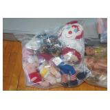 Vintage Dolls - Raggedy Ann, Porcelain