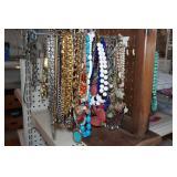 Costume Jewelry - Necklaces, Pendants - on Display Racks