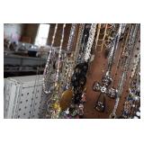 Costume Jewelry - Necklaces, Pendants - on Display Racks