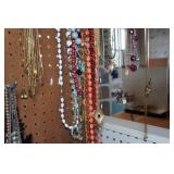 Costume Jewelry - Necklaces, Pendants - on Display Racks