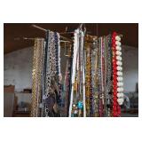 Costume Jewelry - Necklaces, Pendants - on Display Racks