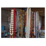 Costume Jewelry - Necklaces, Pendants - on Display Racks