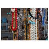 Costume Jewelry - Necklaces, Pendants - on Display Racks