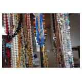 Costume Jewelry - Necklaces, Pendants - on Display Racks