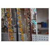 Costume Jewelry - Necklaces, Pendants - on Display Racks