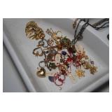 Costume Jewelry - Necklaces, Pendants - on Display Racks