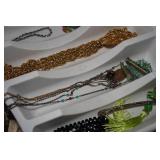 Costume Jewelry - Necklaces, Pendants - on Display Racks