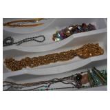 Costume Jewelry - Necklaces, Pendants - on Display Racks
