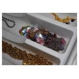 Costume Jewelry - Necklaces, Pendants - on Display Racks