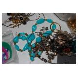 Costume Jewelry - Necklaces, Pendants - on Display Racks