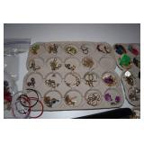 Costume Jewelry - Pins and Earrings