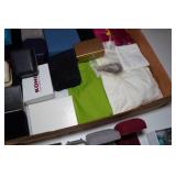 Assorted Jewelry in Gift Boxes - Bolo Tie, Pendants, Earrings