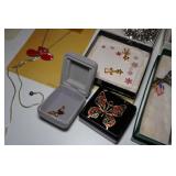 Costume Jewelry - Necklaces, Pins, Earrings