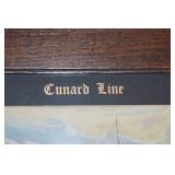 Cunard Line RMS Lusitania and Mauretania Framed Picture