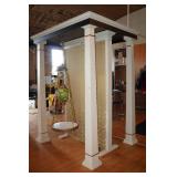 Pergola Style Free Standing Display