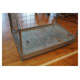 Rolling Wire Sided Shelf