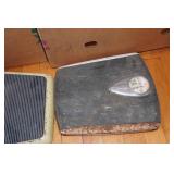 Light Fixtures and Shades, Wicker Baskets, Antique Scales