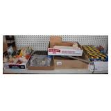 Assorted Hardware - Range Cord and Outlets, Outlet Splitters, Smoke Alarms