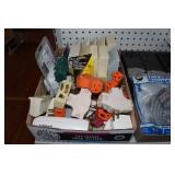 Assorted Hardware - Range Cord and Outlets, Outlet Splitters, Smoke Alarms