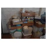 Assorted Vintage Tupperware - Serving, Bowls, Canisters, Lids