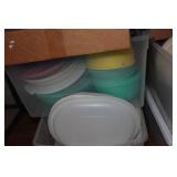 Assorted Vintage Tupperware - Serving, Bowls, Canisters, Lids